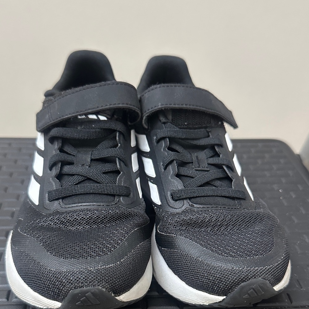 Adidas Kids Black and White Sneakers